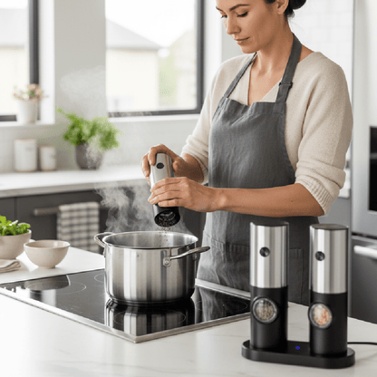 Moulin à poivre électrique | ErgoInoxNoir - Mon Univers Cuisine