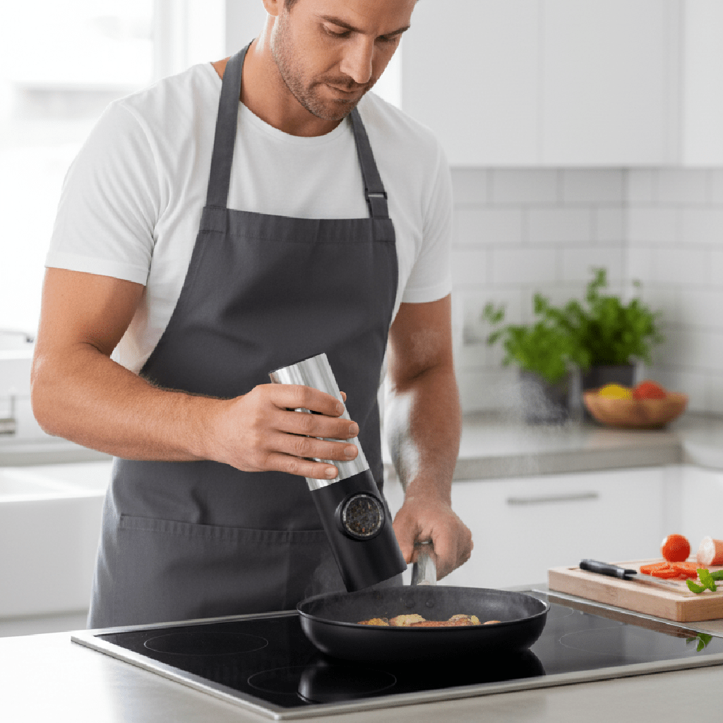 Moulin à poivre électrique | ErgoInoxNoir - Mon Univers Cuisine