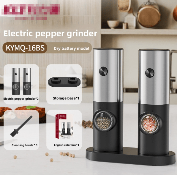 Moulin à poivre électrique | ErgoInoxNoir - Mon Univers Cuisine