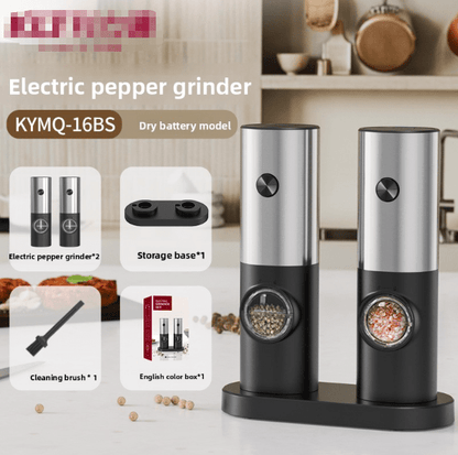 Moulin à poivre électrique | ErgoInoxNoir - Mon Univers Cuisine