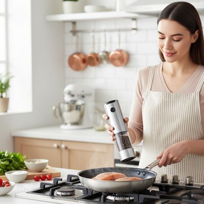 Moulin à poivre électrique | ErgoPlus - Mon Univers Cuisine