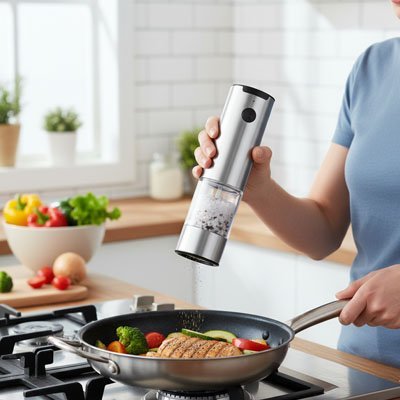 Moulin à poivre électrique | ErgoPlus - Mon Univers Cuisine