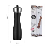 Moulin à poivre en Bois Grand Noir - Mon Univers Cuisine