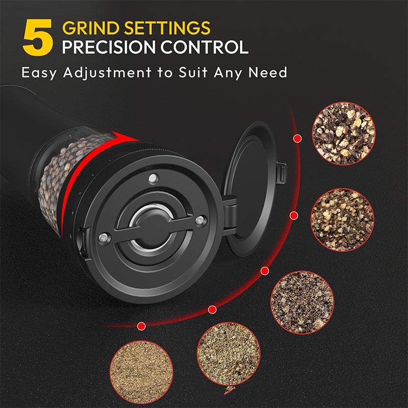 Moulin à Poivre et Sel | Électrique Rechargeable - Mon Univers Cuisine