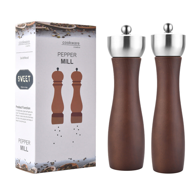 Moulin à poivre en Bois Grand - Set de 2 - Mon Univers Cuisine