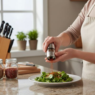 Moulin à poivre en inox - Mon Univers Cuisine