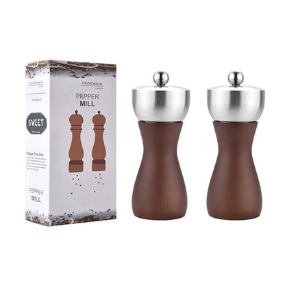 Moulin à poivre en Bois Petit - Set de 2 - Mon Univers Cuisine