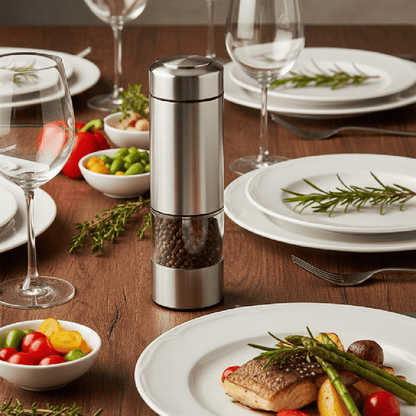 Moulin à poivre manuel | Manuel Elegant Inox - Mon Univers Cuisine
