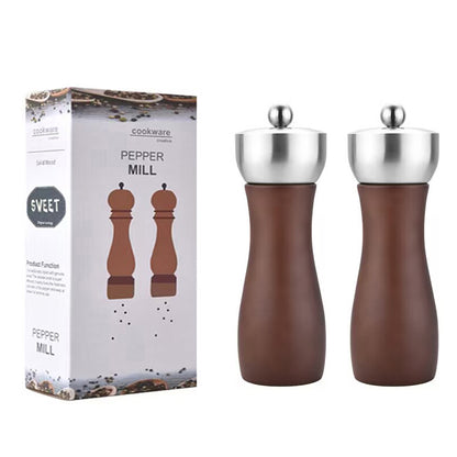 Moulin à poivre en Bois Moyen - Set de 2 - Mon Univers Cuisine