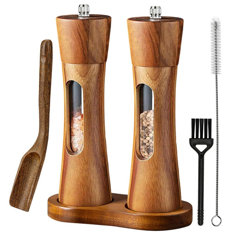 Moulin à poivre | Premium en bois Ajustable - Mon Univers Cuisine