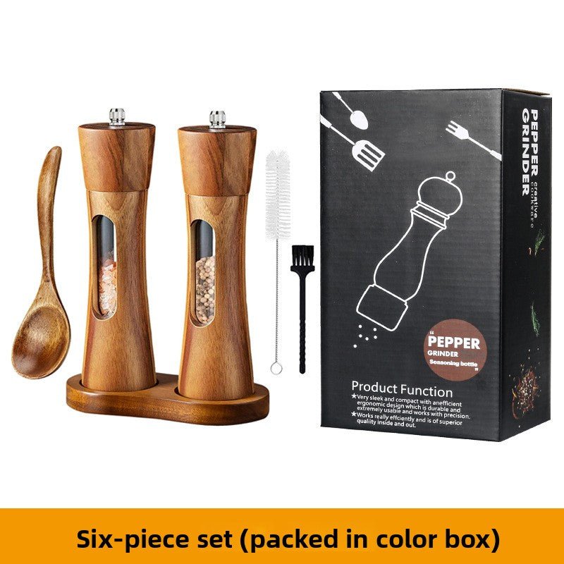 Moulin à poivre | Premium en bois Ajustable - Mon Univers Cuisine