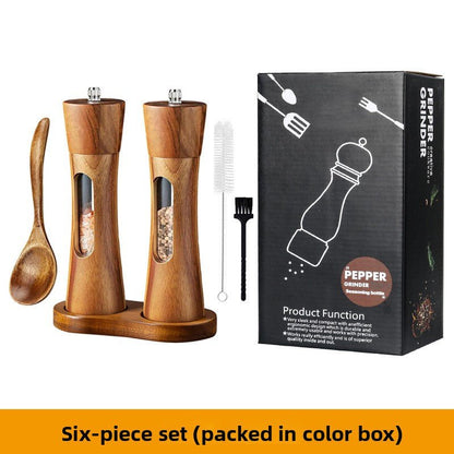 Moulin à poivre | Premium en bois Ajustable - Mon Univers Cuisine