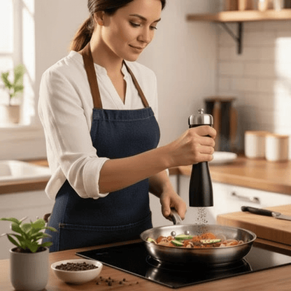 Moulin à poivre | Premium en Bois - Noir - Mon Univers Cuisine