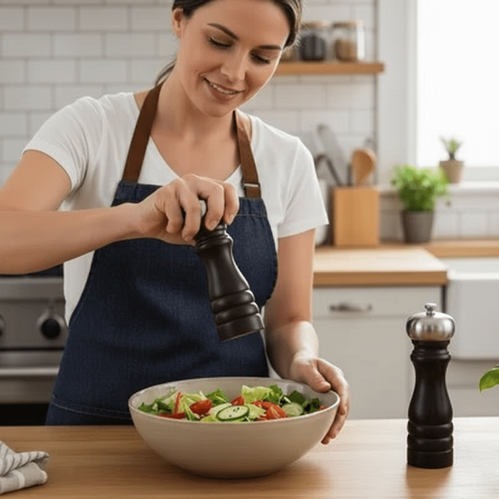 Moulin à poivre | Premium en Bois - Noir - Mon Univers Cuisine