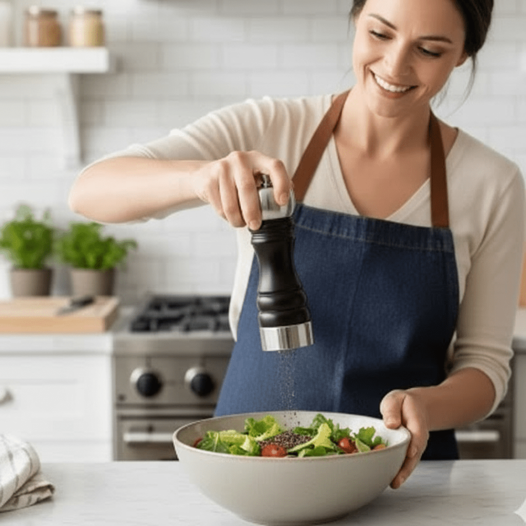 Moulin à poivre | Premium en Bois - Noir - Mon Univers Cuisine