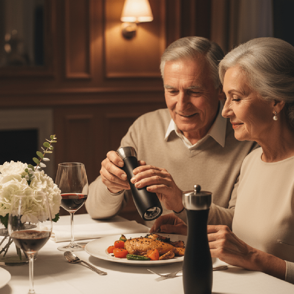 Moulin à poivre | Premium en Bois - Noir - Mon Univers Cuisine