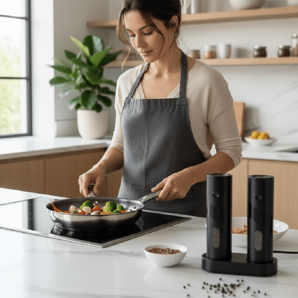 Moulin à poivre rechargeable | ProElegant - Mon Univers Cuisine