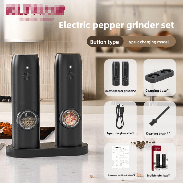 Moulin à poivre rechargeable | ProNoir - Mon Univers Cuisine