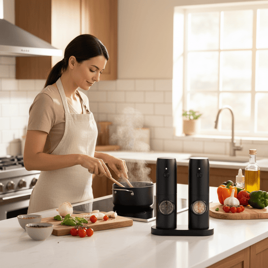 Moulin à poivre rechargeable | ProNoir - Mon Univers Cuisine