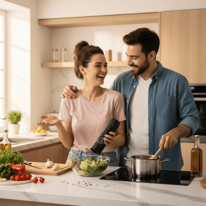 Moulin à poivre rechargeable | ProNoir - Mon Univers Cuisine