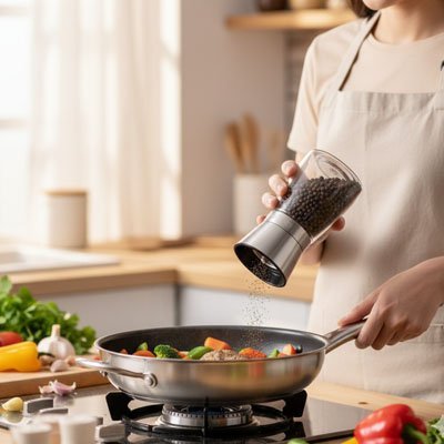 Moulin à sel et poivre | Manuel Élégant - Mon Univers Cuisine