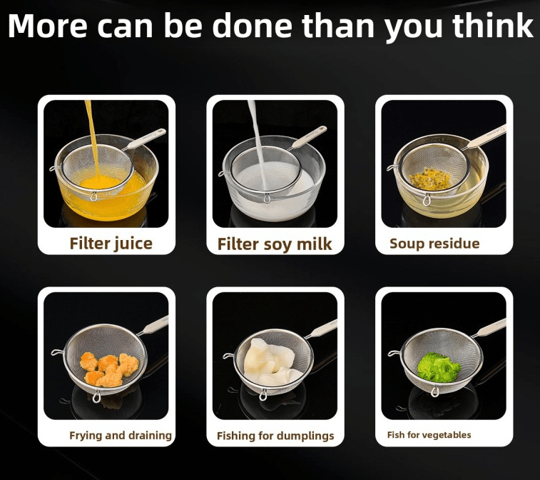 Passoire Fine | Acier Inoxydable 304 - Mon Univers Cuisine