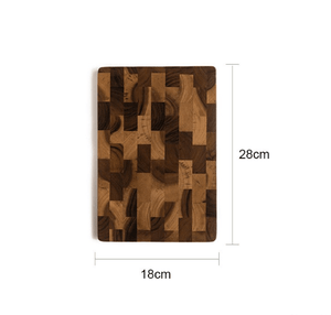 Planche à Découper | Bois d'Acacia à Damier - Mon Univers Cuisine