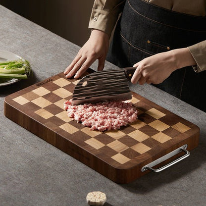 Planche à Découper en bois | Planche à Damier - Mon Univers Cuisine