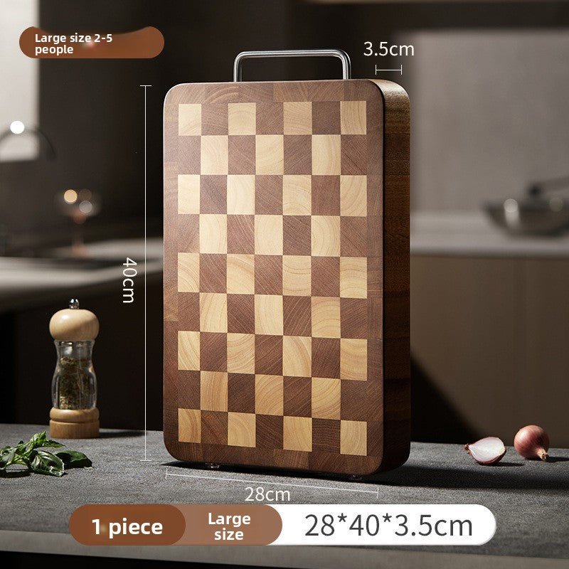 Planche à Découper en bois | Planche à Damier - Mon Univers Cuisine