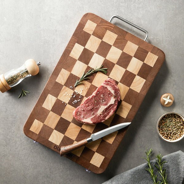 Planche à Découper en bois | Planche à Damier - Mon Univers Cuisine