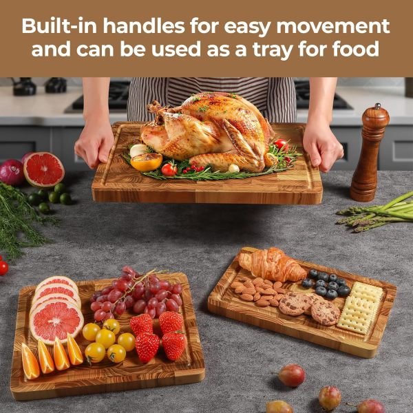 Planche à découper ménagère | Ensemble de 3 pièces - Mon Univers Cuisine