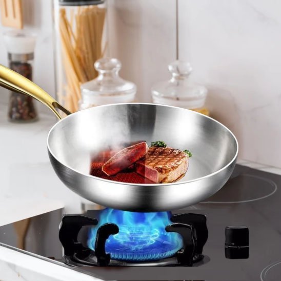 Poêle inox | Professionnelle - Mon Univers Cuisine
