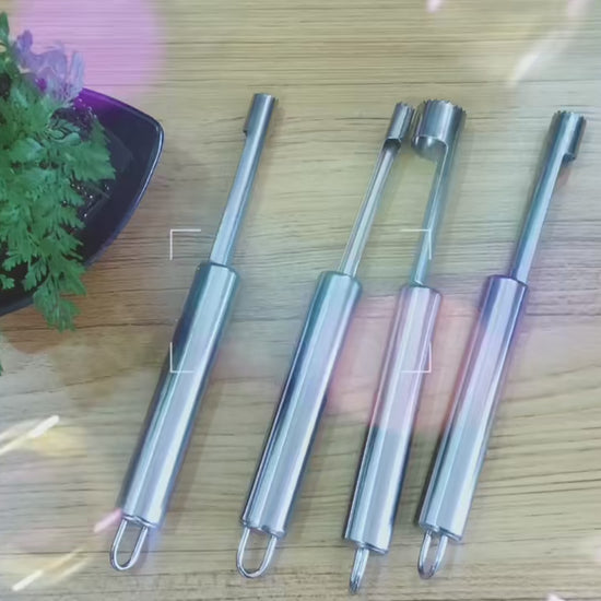 Vide-Fruits et Vide-Légumes en acier inoxydable - Mon Univers Cuisine