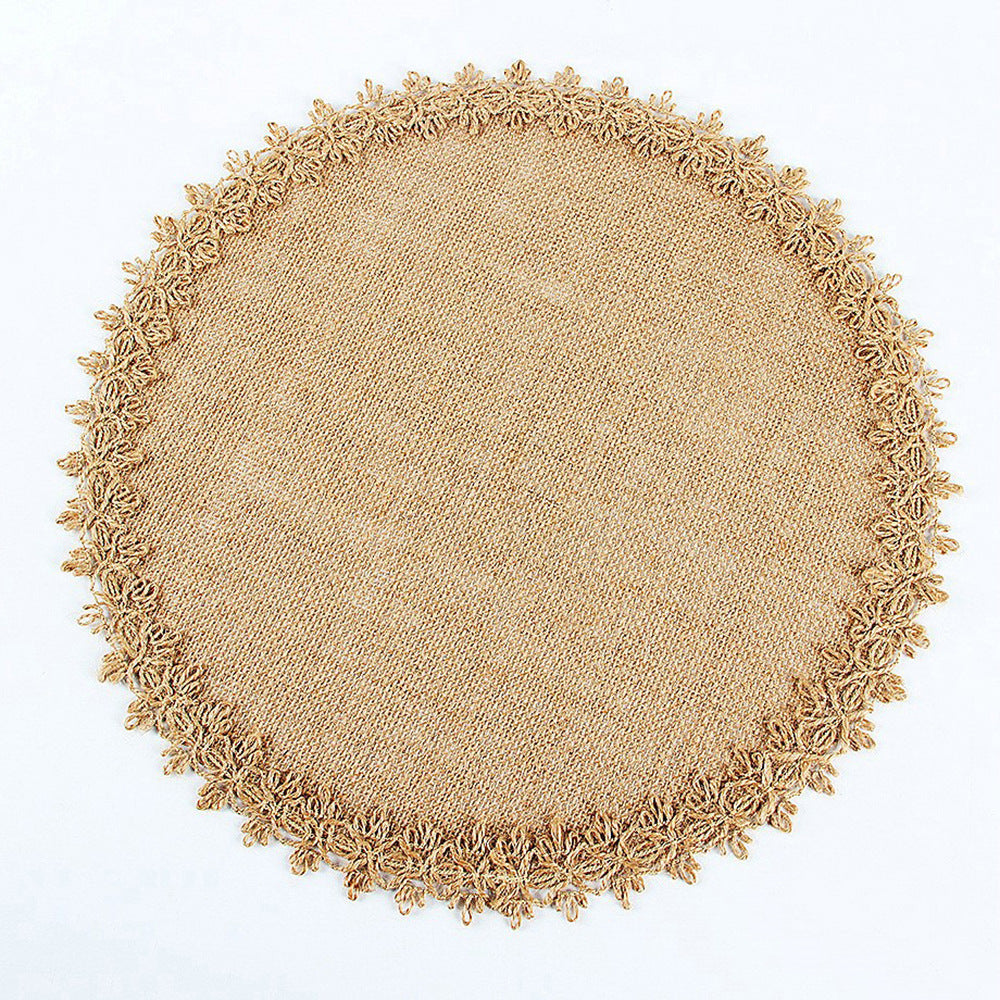 Set de table rond en jute élégant - Mon Univers Cuisine
