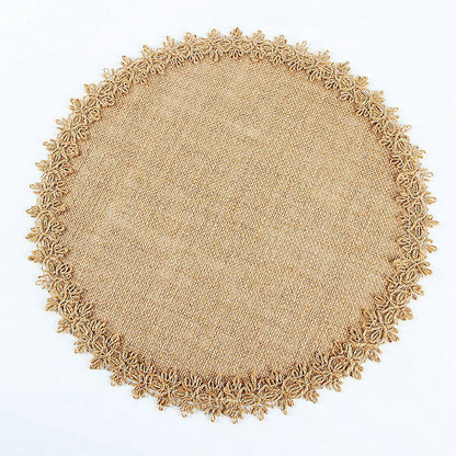 Set de table rond en jute élégant - Mon Univers Cuisine