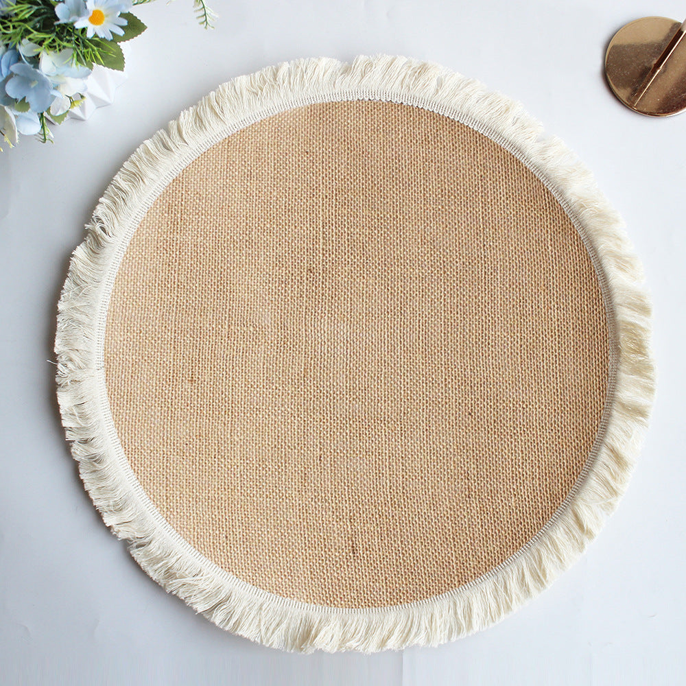 Set de table rond en jute élégant - Mon Univers Cuisine