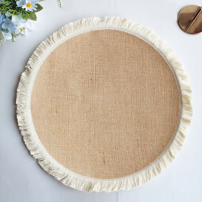Set de table rond en jute élégant - Mon Univers Cuisine