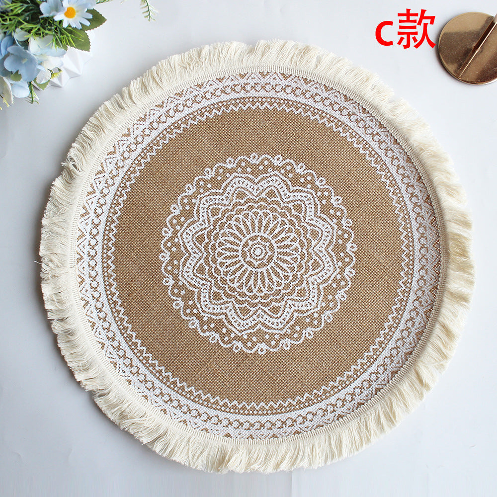 Set de table rond en jute élégant - Mon Univers Cuisine