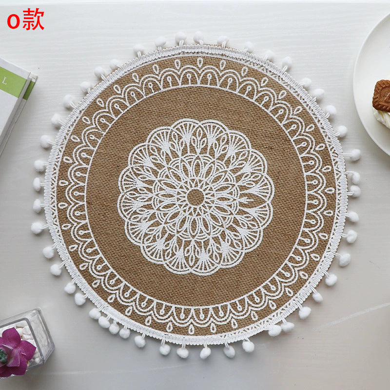 Set de table rond en jute élégant - Mon Univers Cuisine