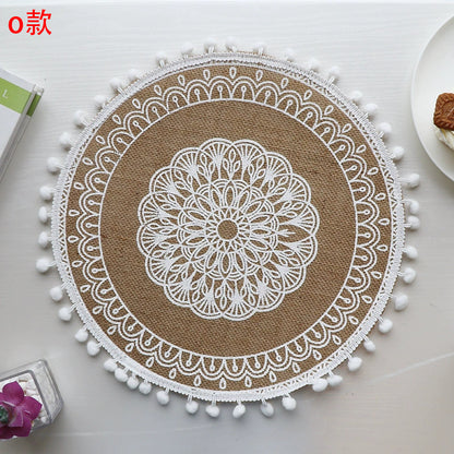 Set de table rond en jute élégant - Mon Univers Cuisine