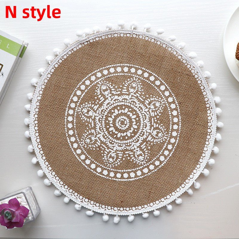 Set de table rond | Bohème au naturel - Mon Univers Cuisine