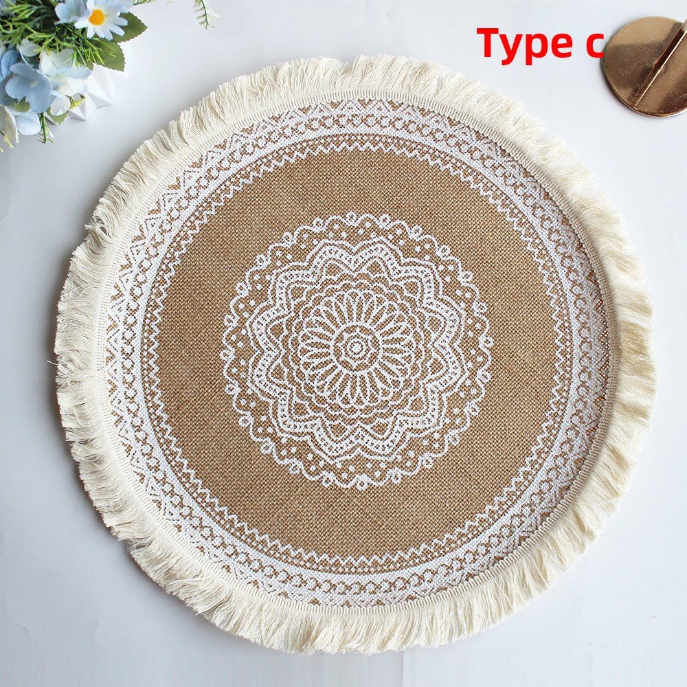 Set de table rond | Bohème au naturel - Mon Univers Cuisine