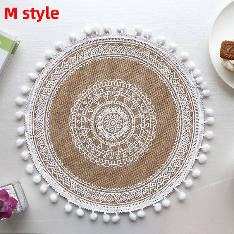 Set de table rond | Bohème au naturel - Mon Univers Cuisine