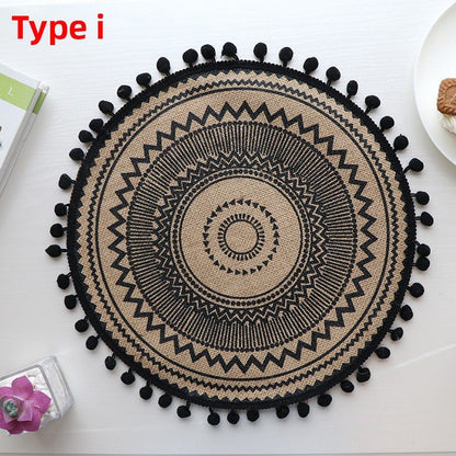 Set de table rond | Bohème au naturel - Mon Univers Cuisine