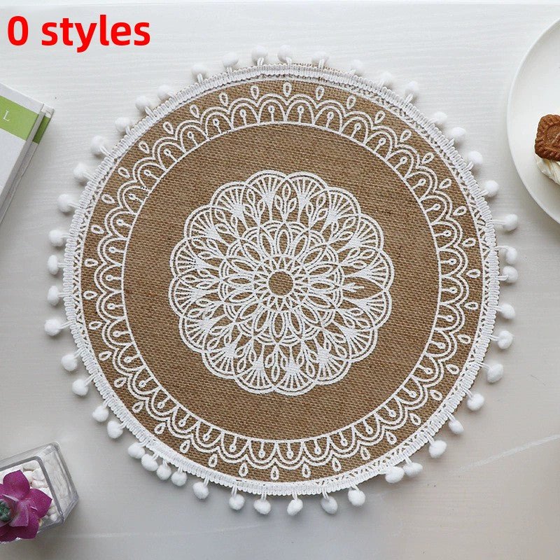 Set de table rond | Bohème au naturel - Mon Univers Cuisine