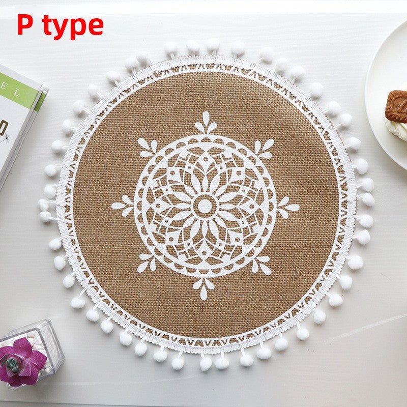 Set de table rond | Bohème au naturel - Mon Univers Cuisine