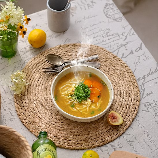 Set de table rond | Élégance Naturelle - Mon Univers Cuisine