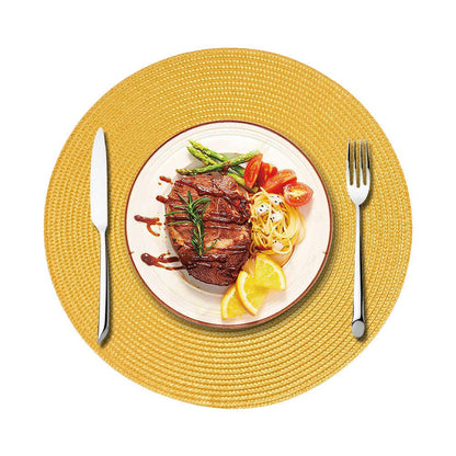 Set de table rond | Élégance Texturée - Mon Univers Cuisine