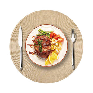 Set de table rond | Élégance Texturée - Mon Univers Cuisine