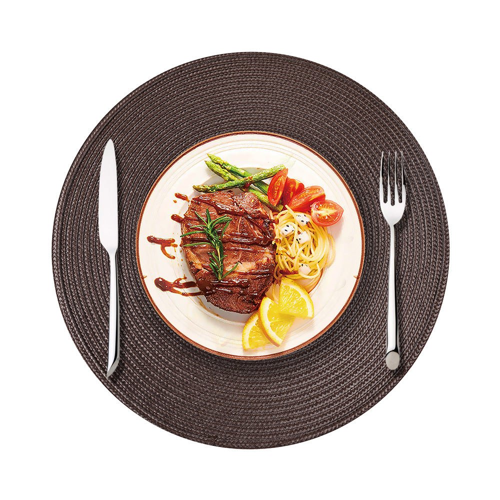 Set de table rond | Élégance Texturée - Mon Univers Cuisine